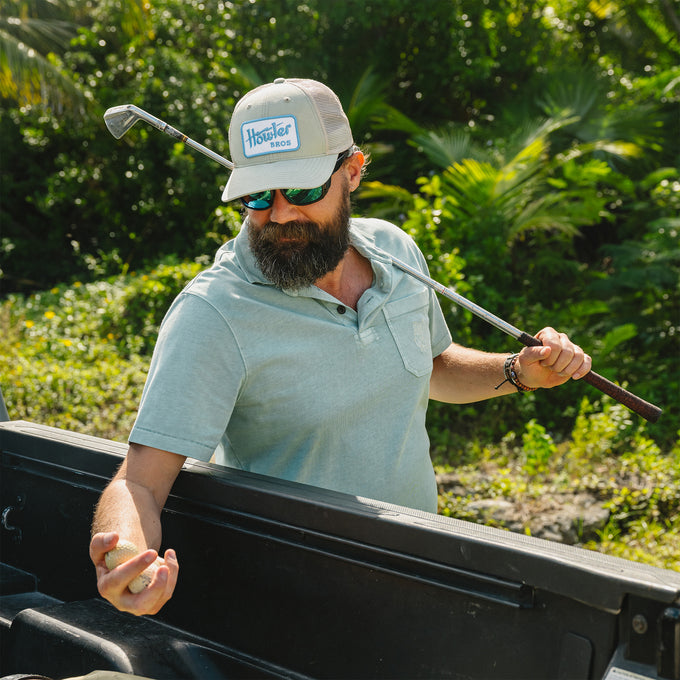 Pilgrimage Polo - Riviera Blue – HOWLER BROTHERS