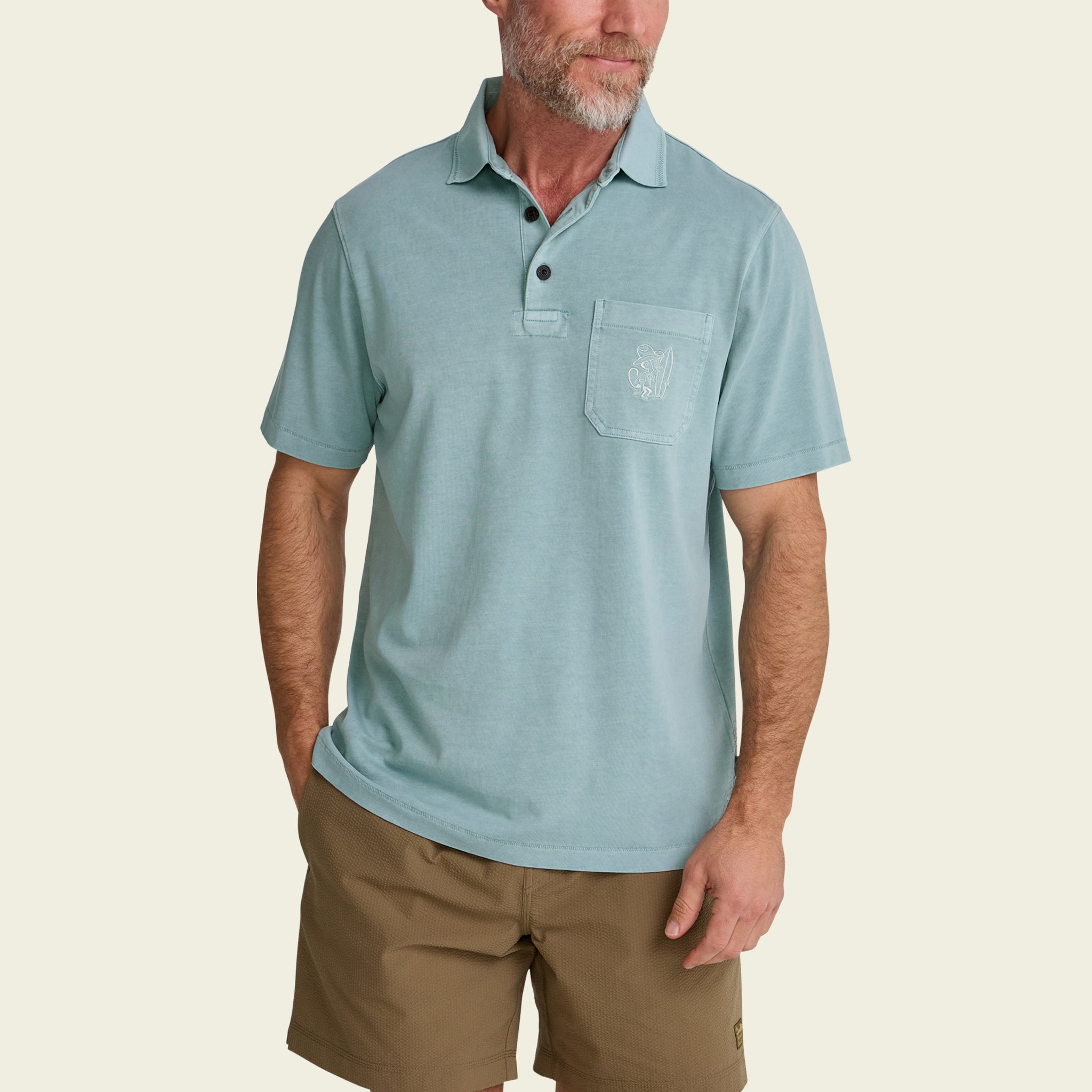 Pilgrimage Polo - Riviera Blue – HOWLER BROTHERS