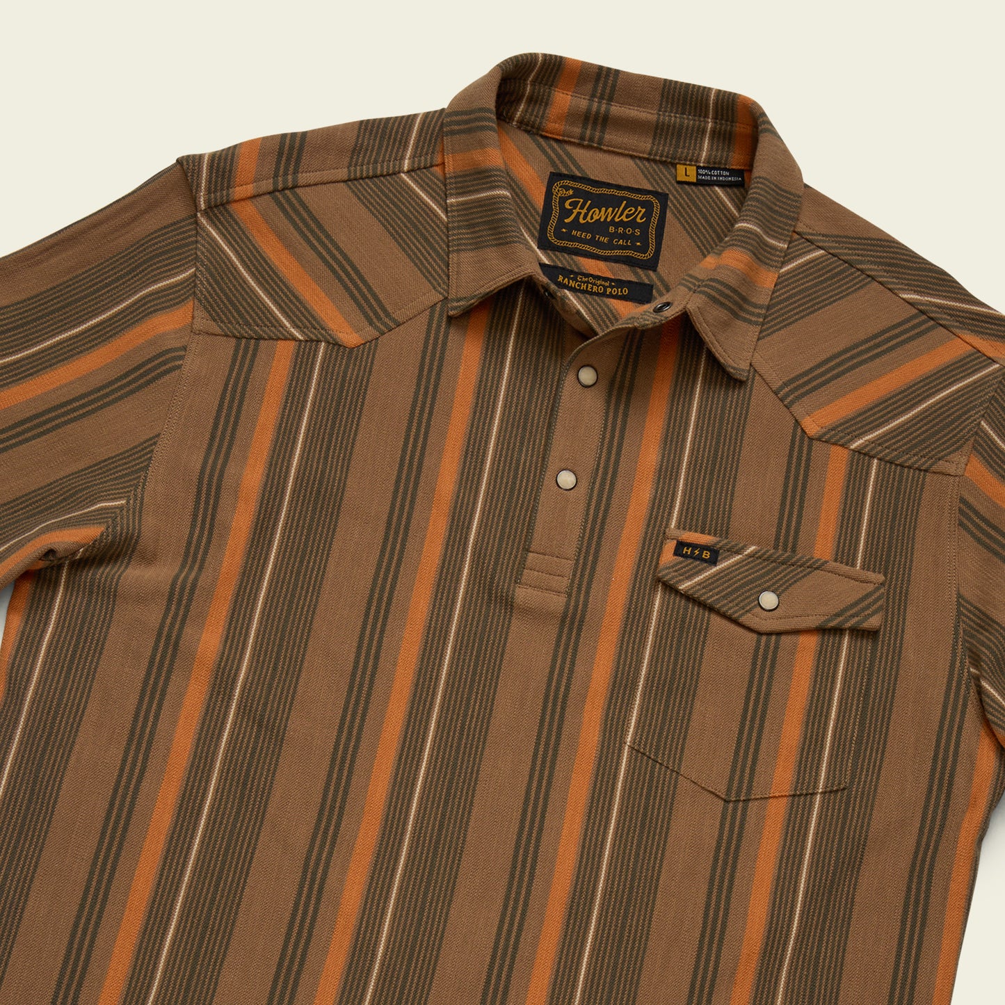 Ranchero Polo - Old Bill Stripe : Otter