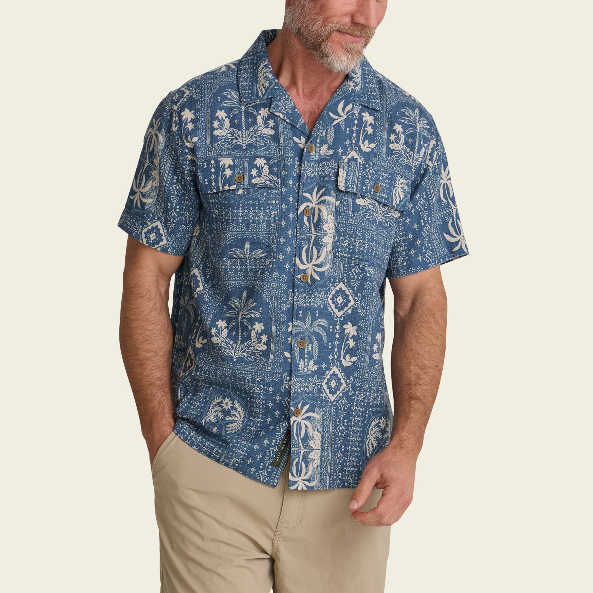Shores Club Shirt - Palmetto Prophecy : Storm Blue – HOWLER BROTHERS