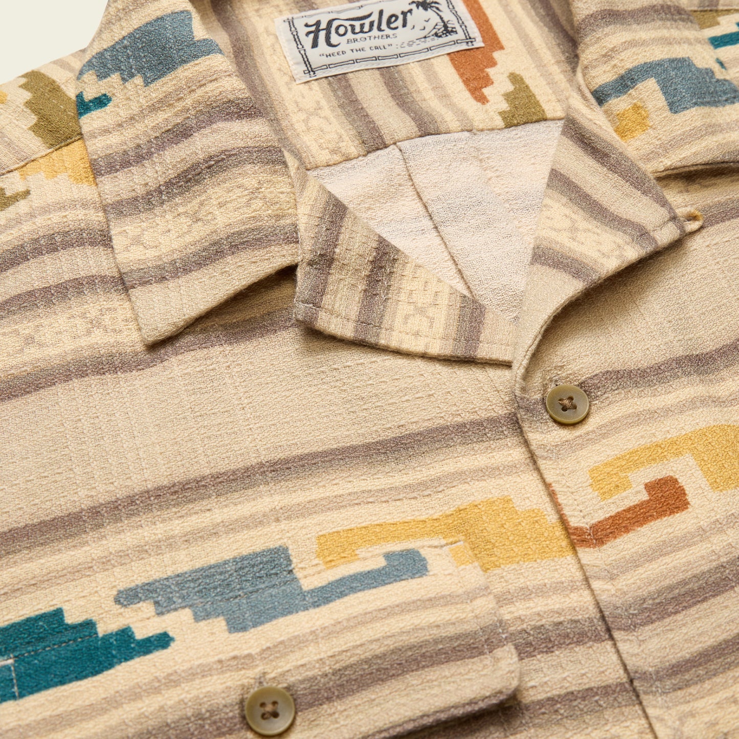 Shores Club Shirt - Temple Tracks : Natural