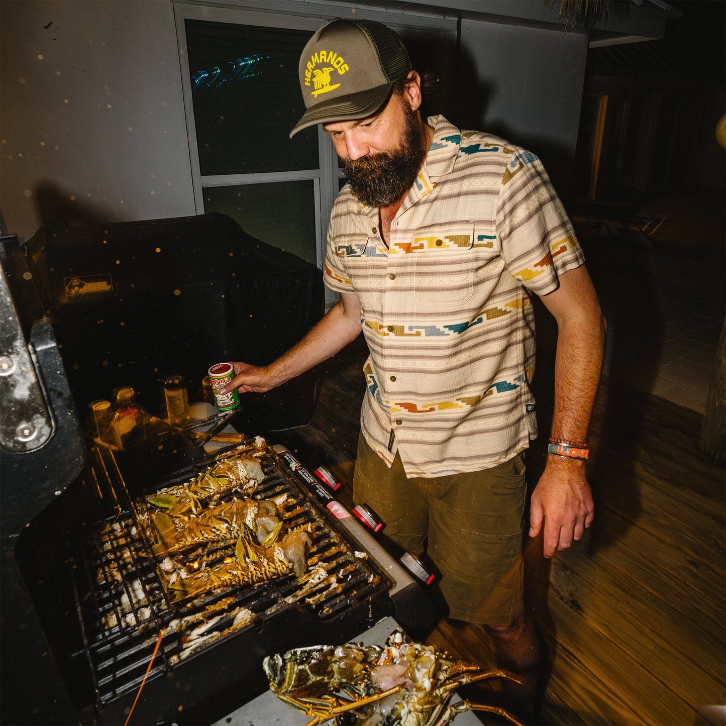 Shores Club Shirt - Temple Tracks : Natural