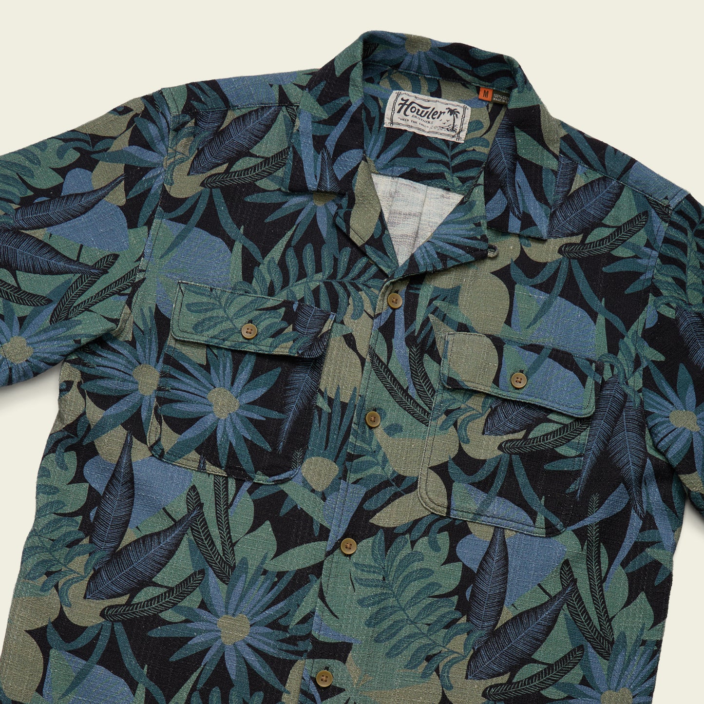 Shores Club Shirt - Tropical Dimension : Antique Black