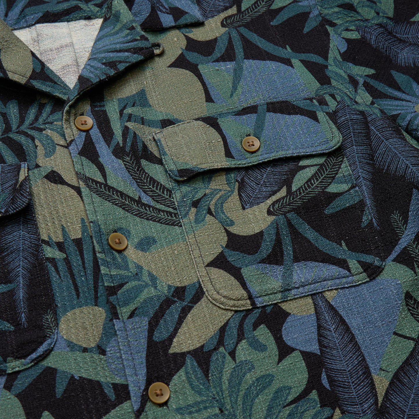 Shores Club Shirt - Tropical Dimension : Antique Black