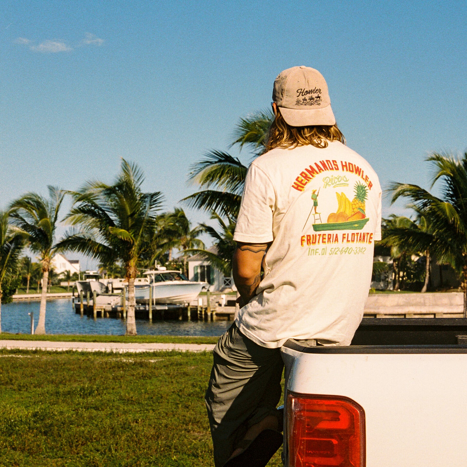 Fruteria Flotante Cotton Pocket T-Shirt - Natural