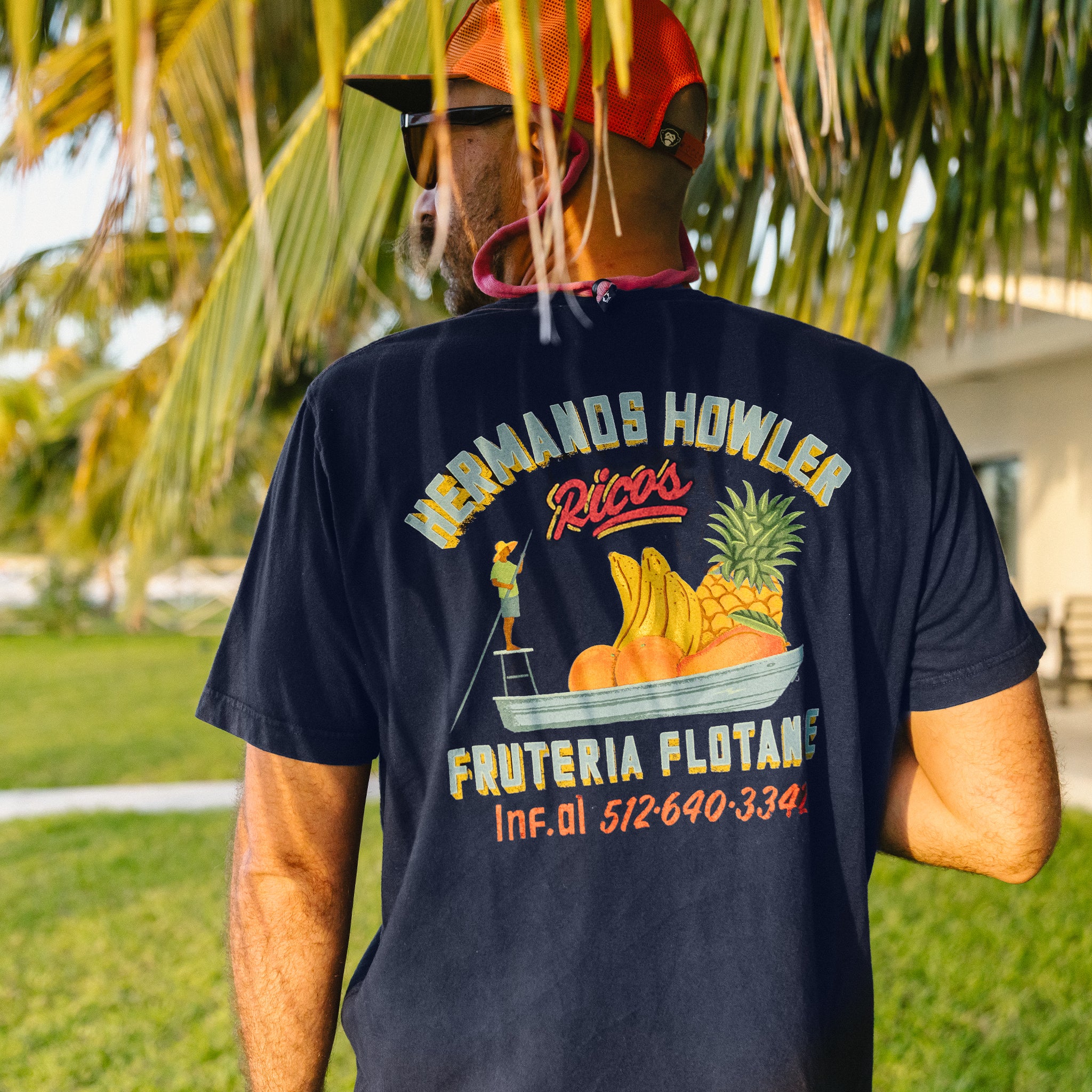 Frutería Flotante Cotton Pocket T-Shirt - Navy – HOWLER BROTHERS