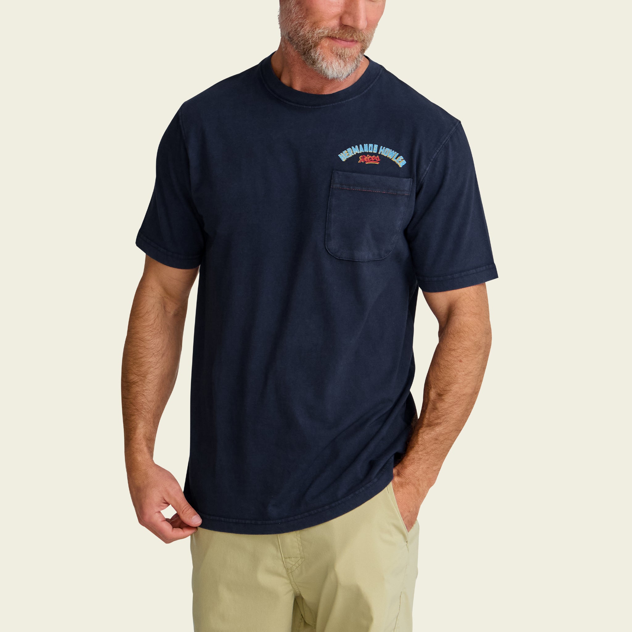 Frutería Flotante Cotton Pocket T-Shirt - Navy – HOWLER BROTHERS