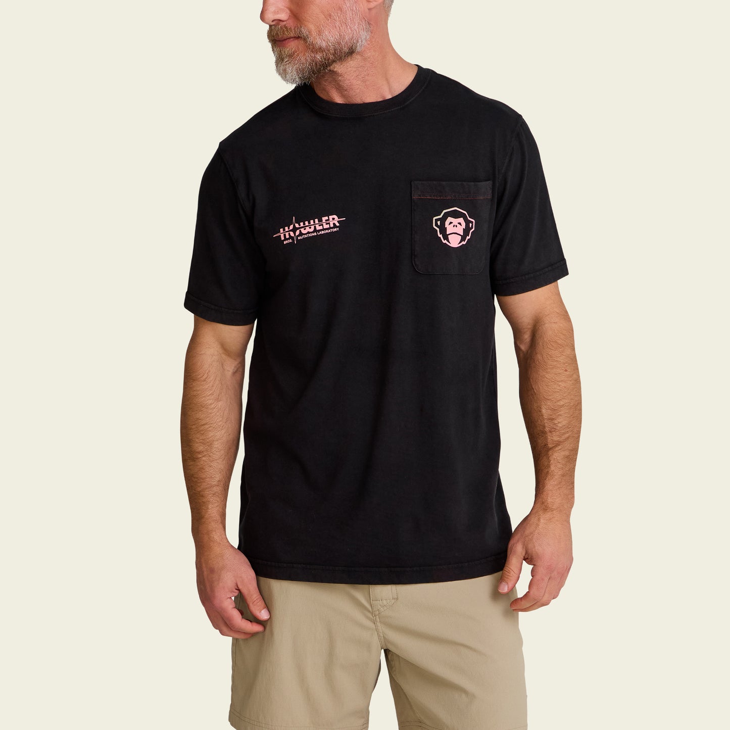 Mutations Laboratory Cotton Pocket T-Shirt - Black