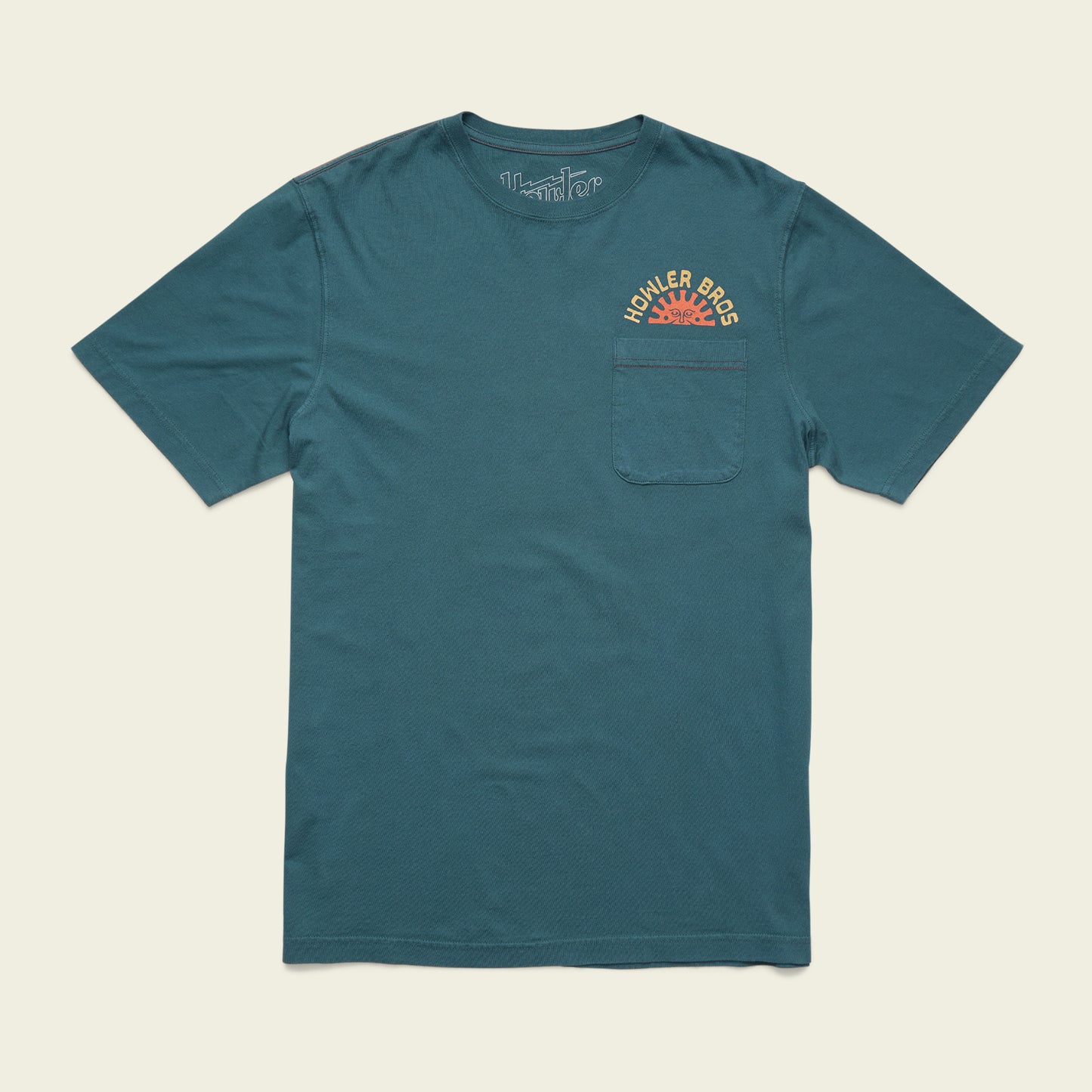 Super Bueno Sol Cotton Pocket T-Shirt - Storm