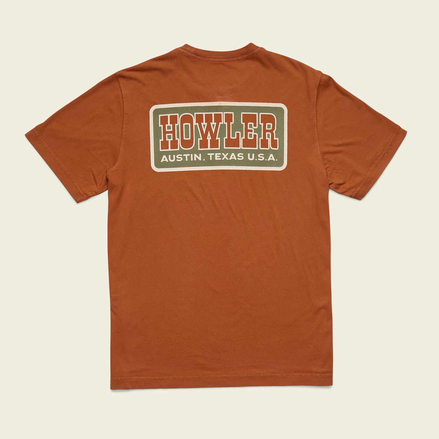 Howler Slab Cotton T-Shirt - Caramel