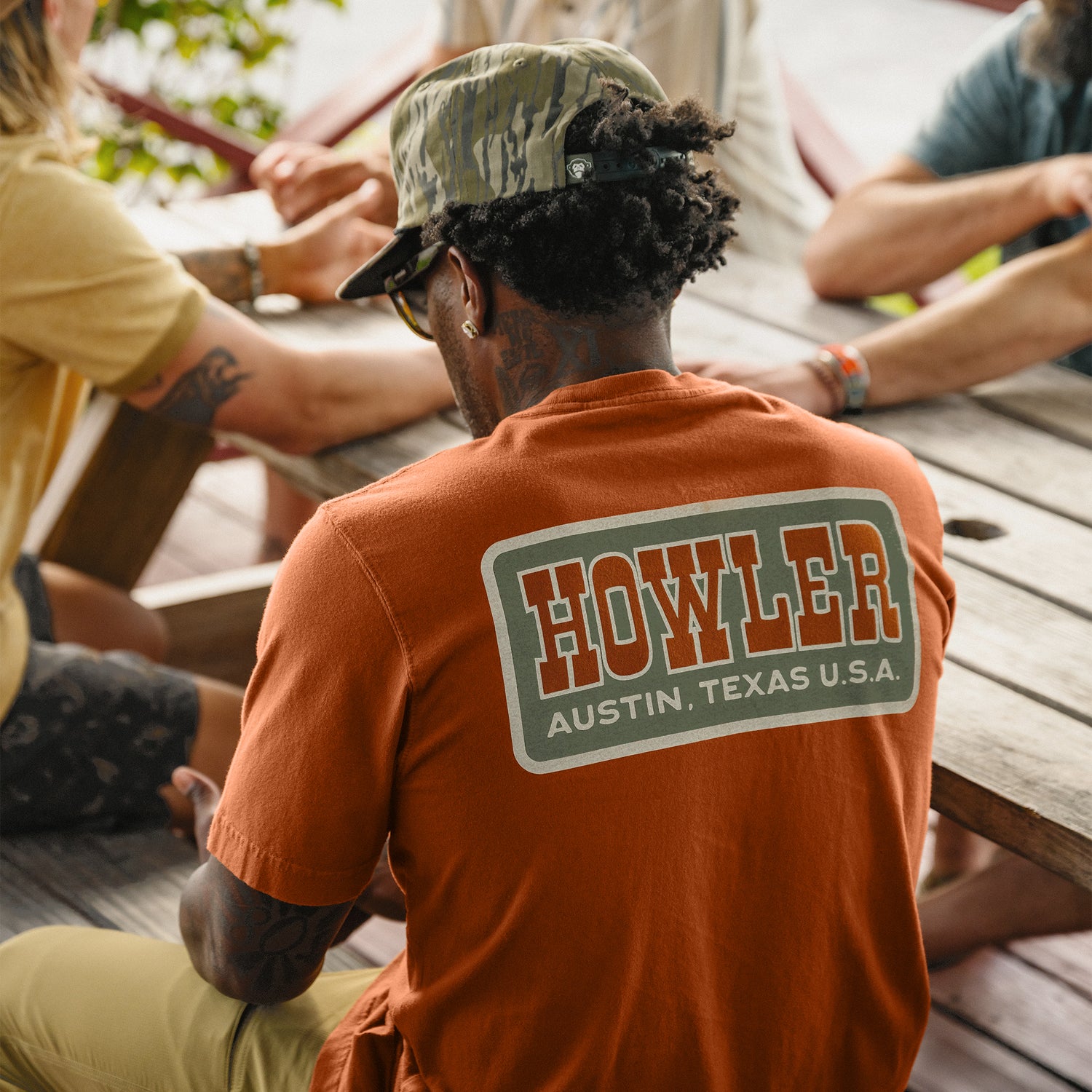 Howler Slab Cotton T-Shirt - Caramel