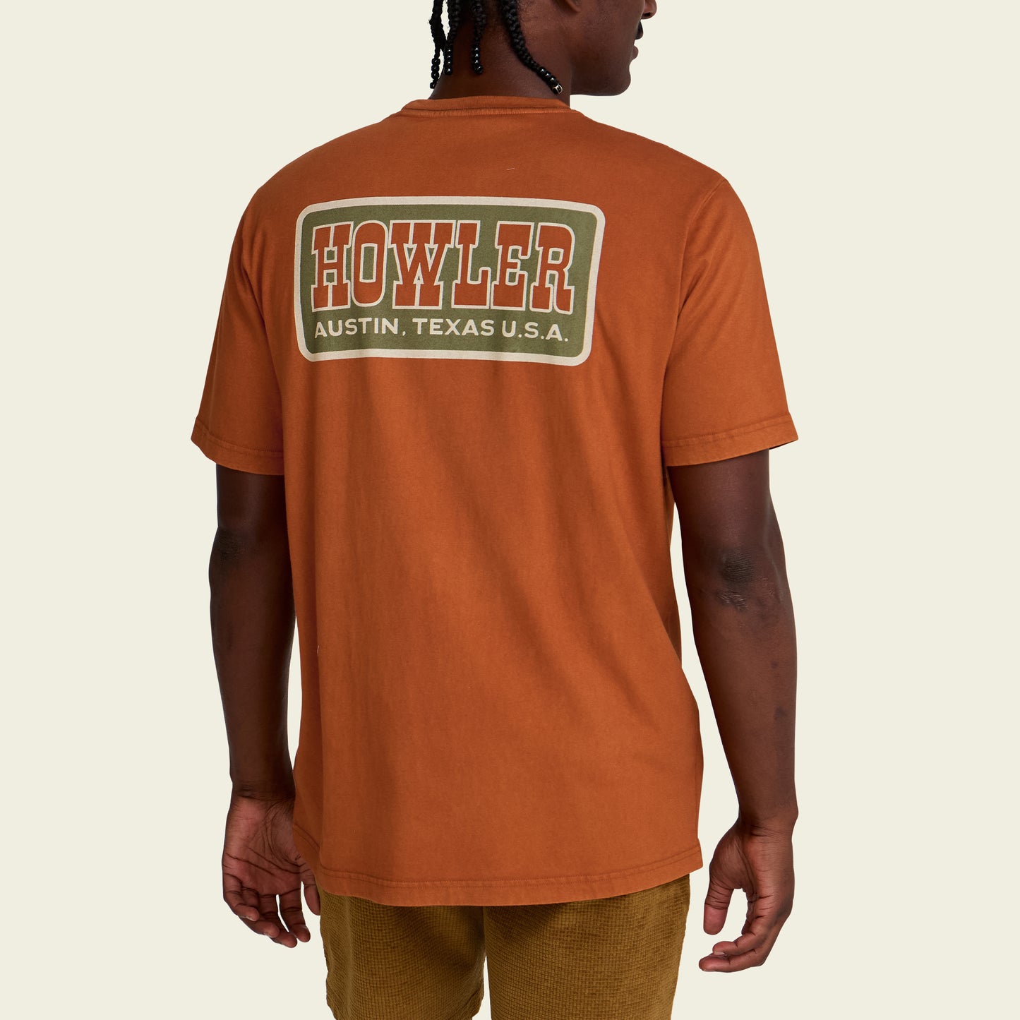 Howler Slab Cotton T-Shirt - Caramel