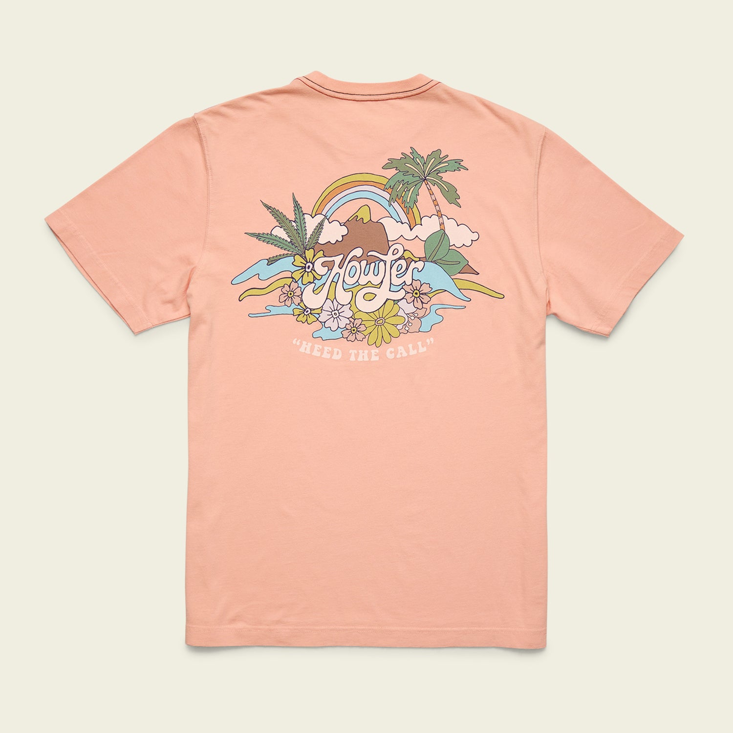 Irie Paradise Cotton T-Shirt - Coral