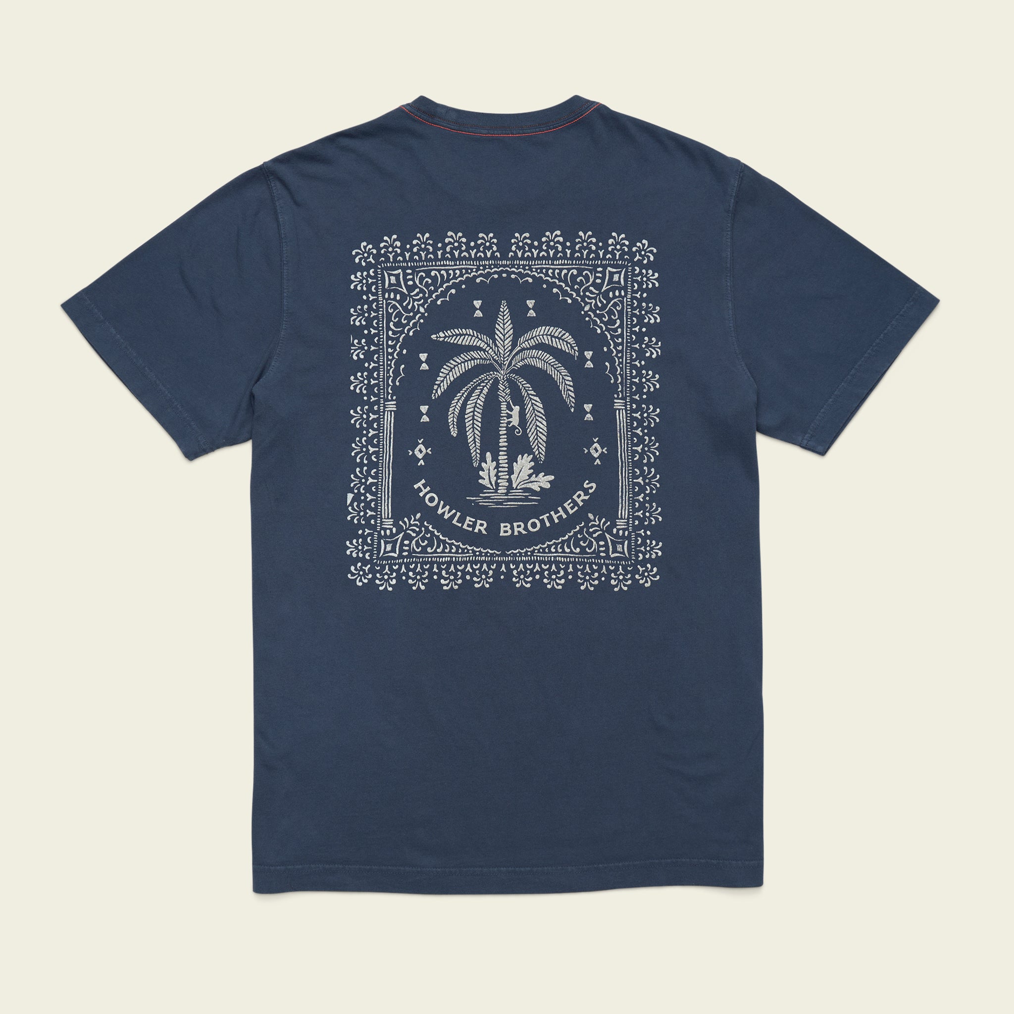 Palmetto Print Cotton T-Shirt - Key Largo – HOWLER BROTHERS