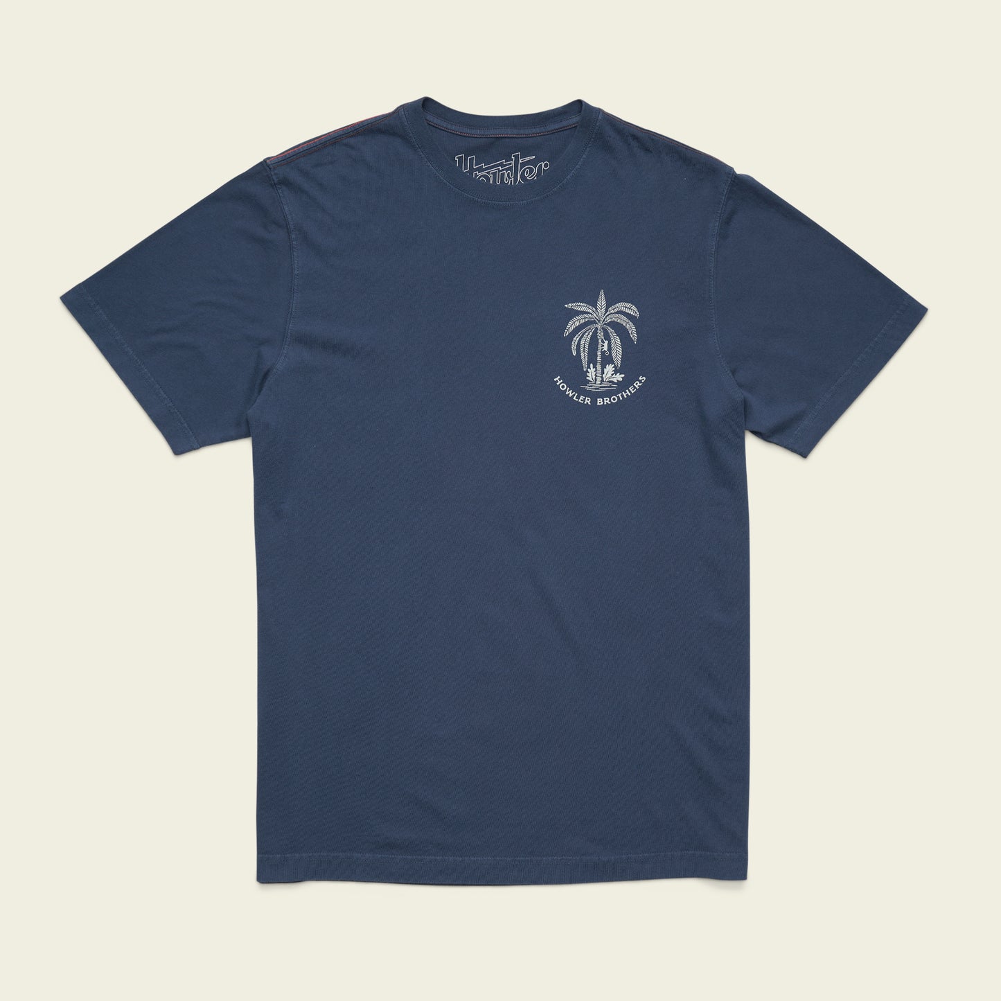 Palmetto Print Cotton T-Shirt - Key Largo