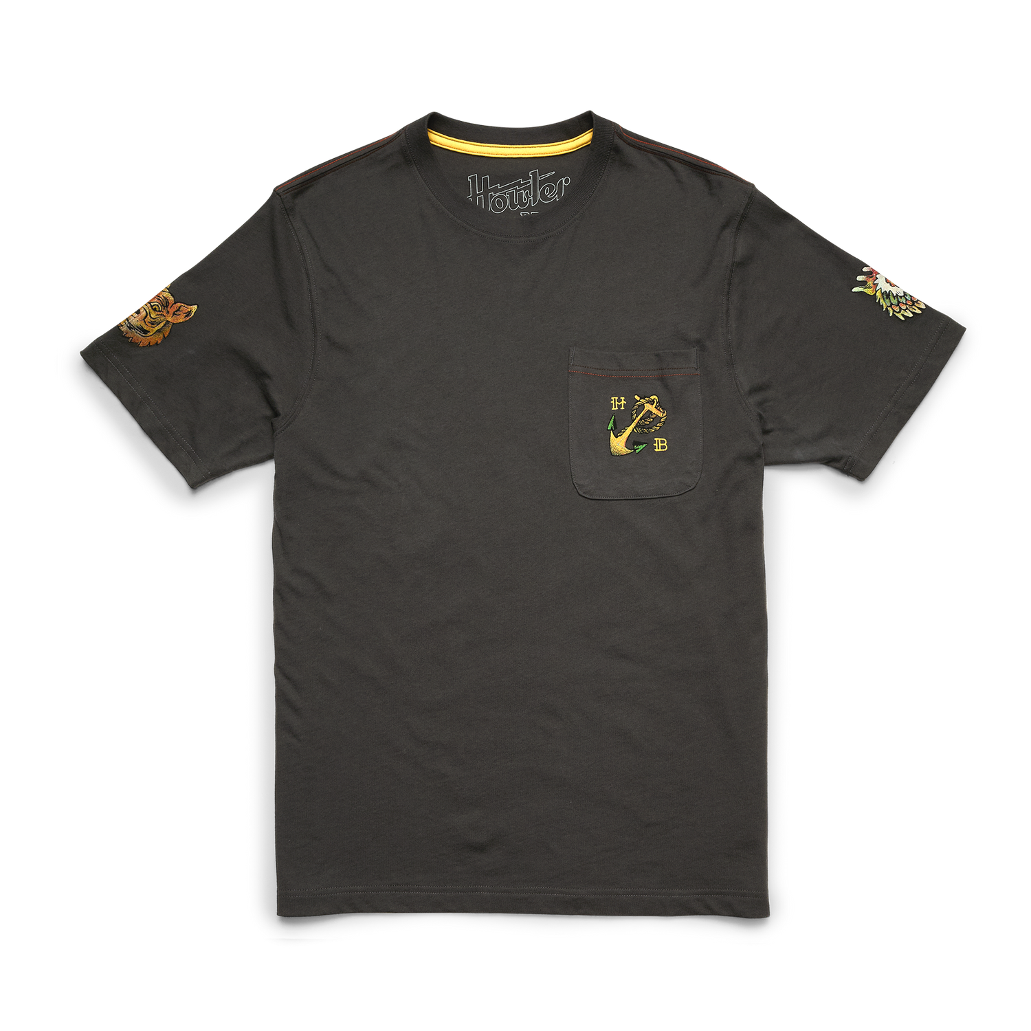 HFTTMM Cotton Pocket T-Shirt - Antique Black