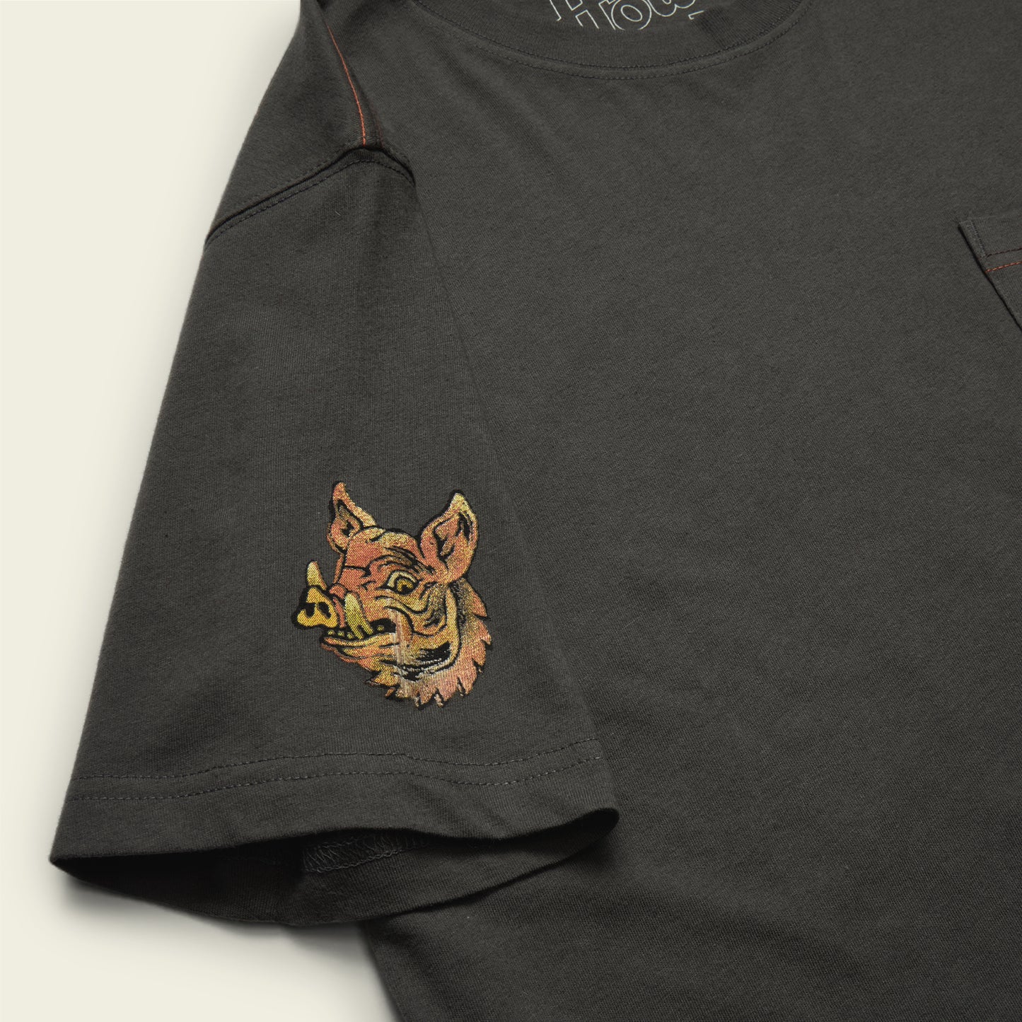 HFTTMM Cotton Pocket T-Shirt - Antique Black