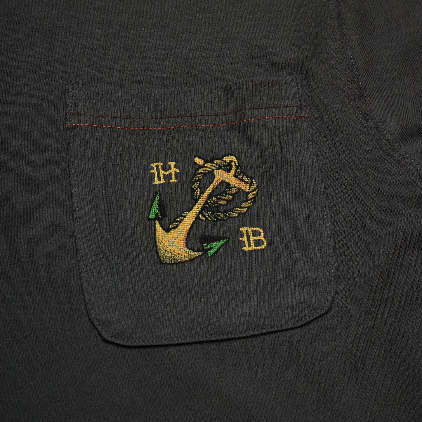 HFTTMM Cotton Pocket T-Shirt - Antique Black