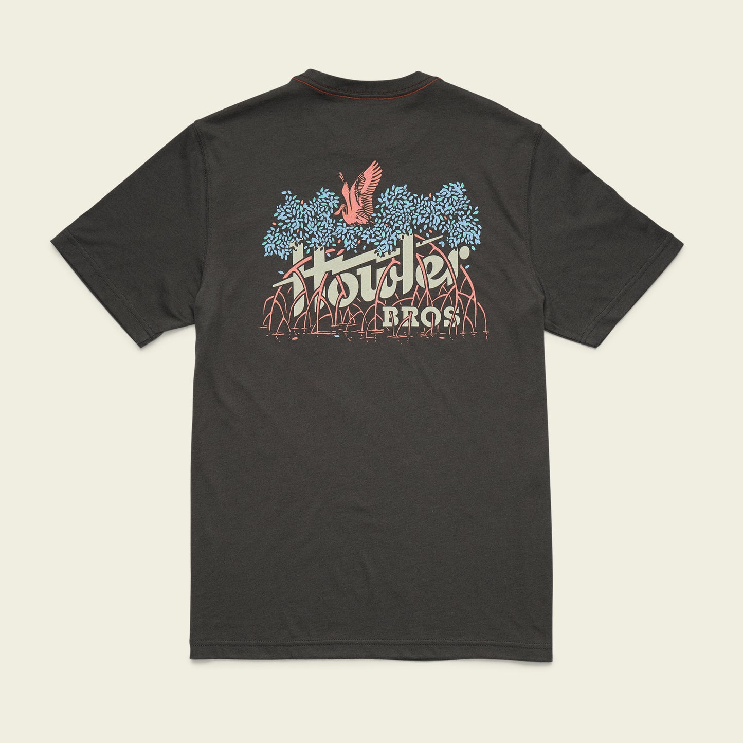 Electric Mangroves T-Shirt - Antique Black