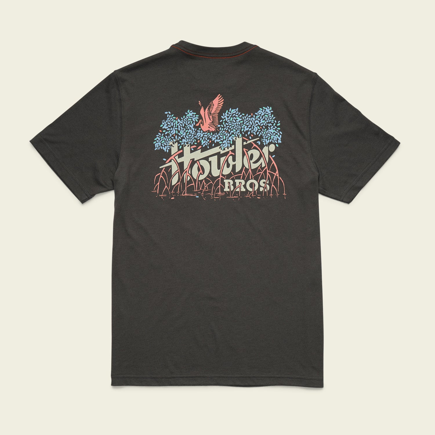 Electric Mangroves T-Shirt - Antique Black