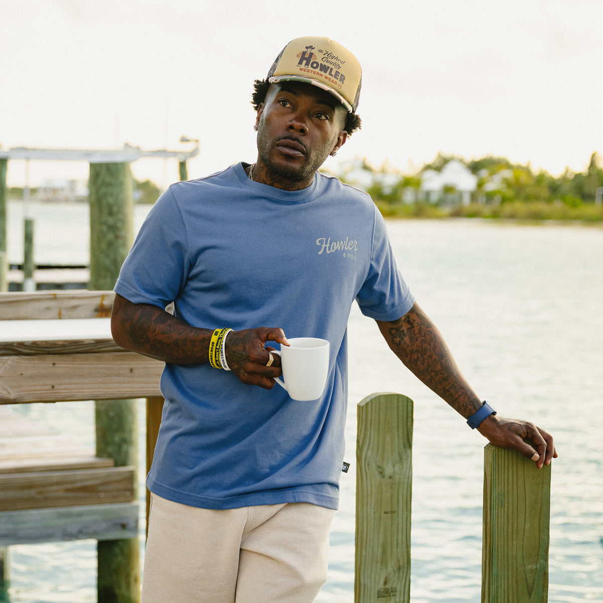 Howler Posse T-Shirt - Blue Horizon – HOWLER BROTHERS