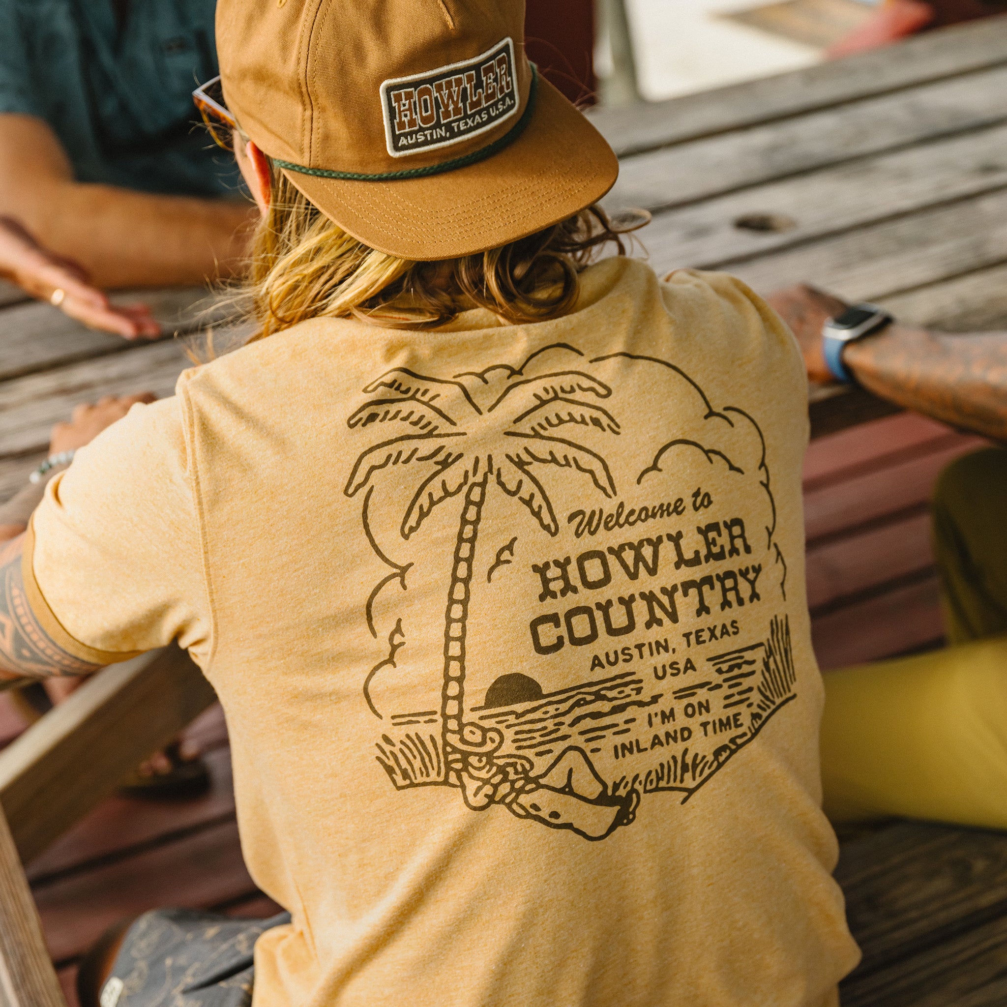 Howler Country Cotton Ringer T - Honey Heather – HOWLER BROTHERS