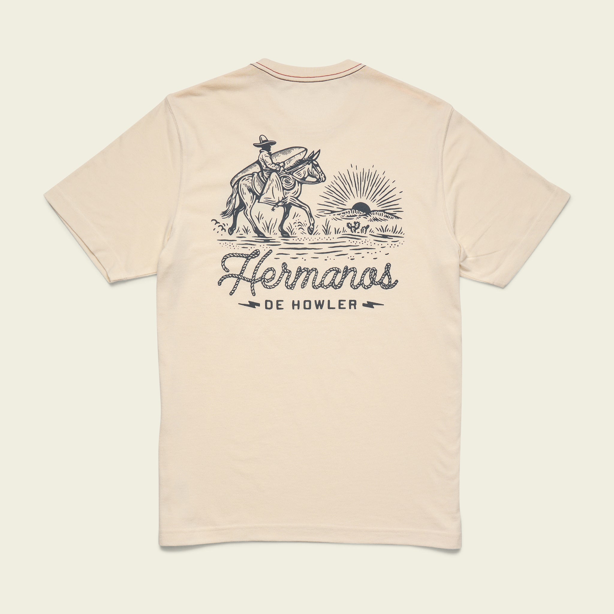 Skoot Howler BROTHERS HOWLER – Dye Tie - T-Shirt Cotton Wizard River Tシャツ トップス