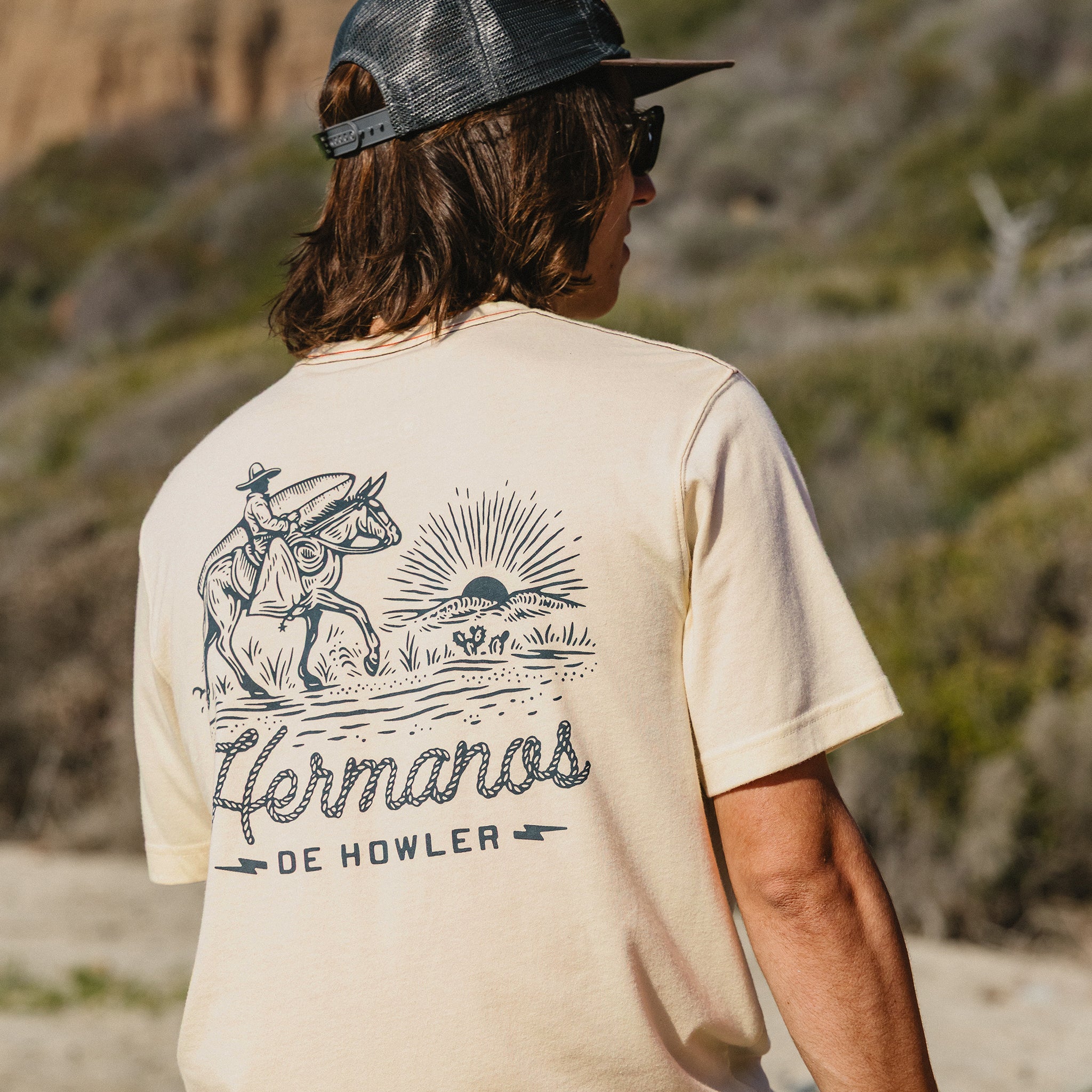 Sunset Rider T-Shirt - Natural – HOWLER BROTHERS