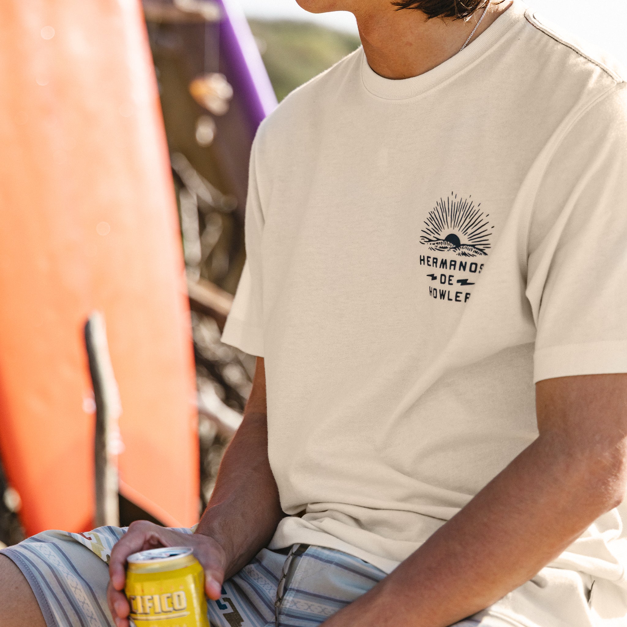 Sunset Rider T-Shirt - Natural – HOWLER BROTHERS