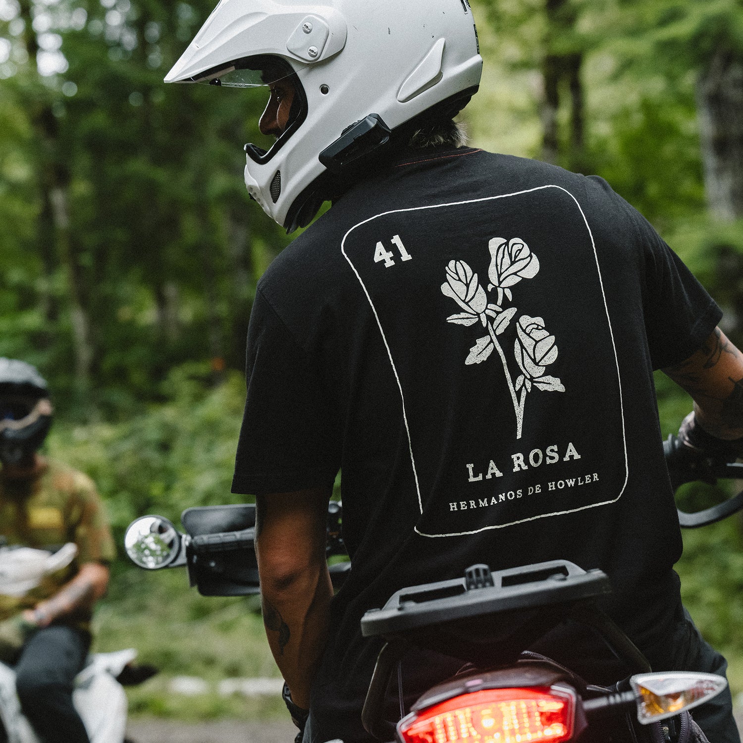 La Rosa Cotton Pocket T-Shirt - Antique Black