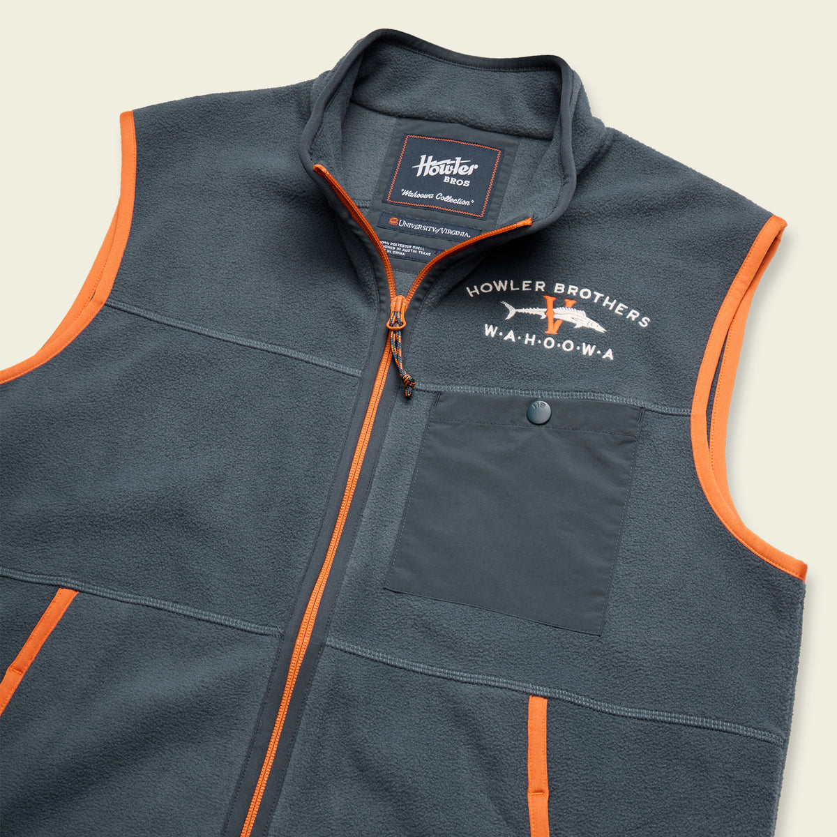 UVA Free Range Fleece Vest - Cavalier Blue - View 5