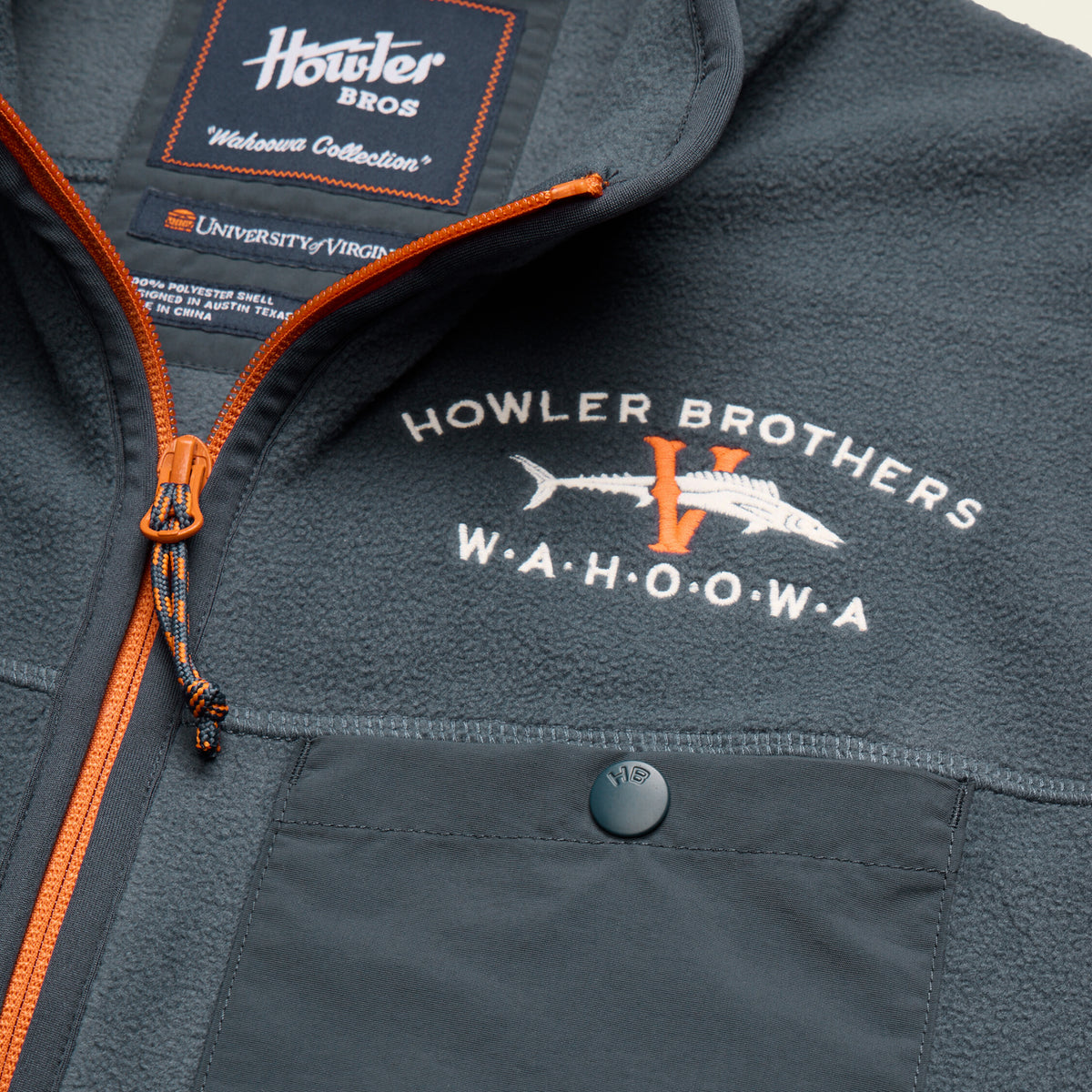 UVA Free Range Fleece Vest - Cavalier Blue - View 4