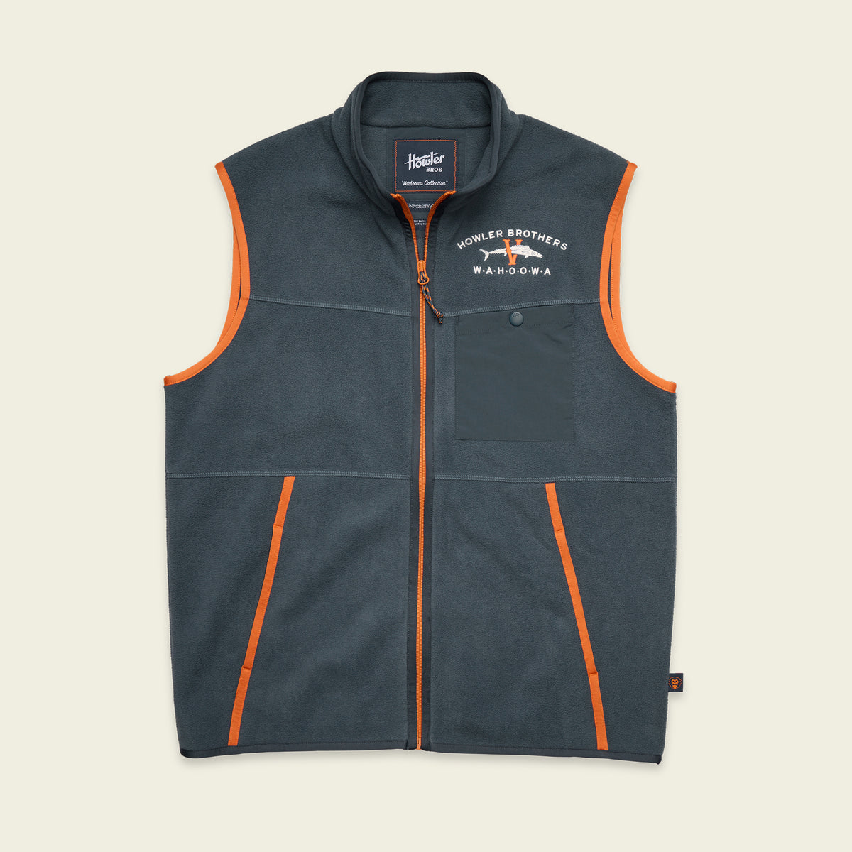UVA Free Range Fleece Vest - Cavalier Blue - View 1