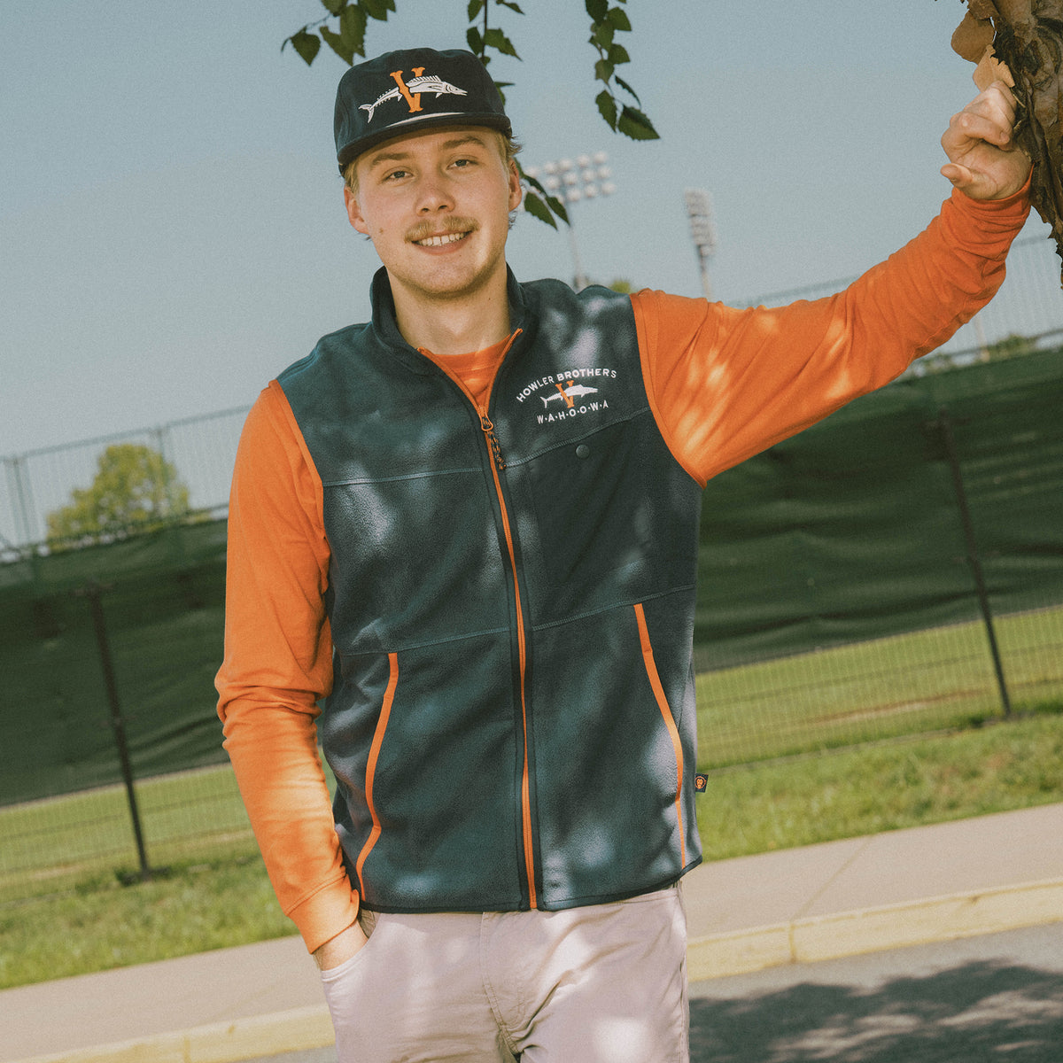 UVA Free Range Fleece Vest - Cavalier Blue - View 8