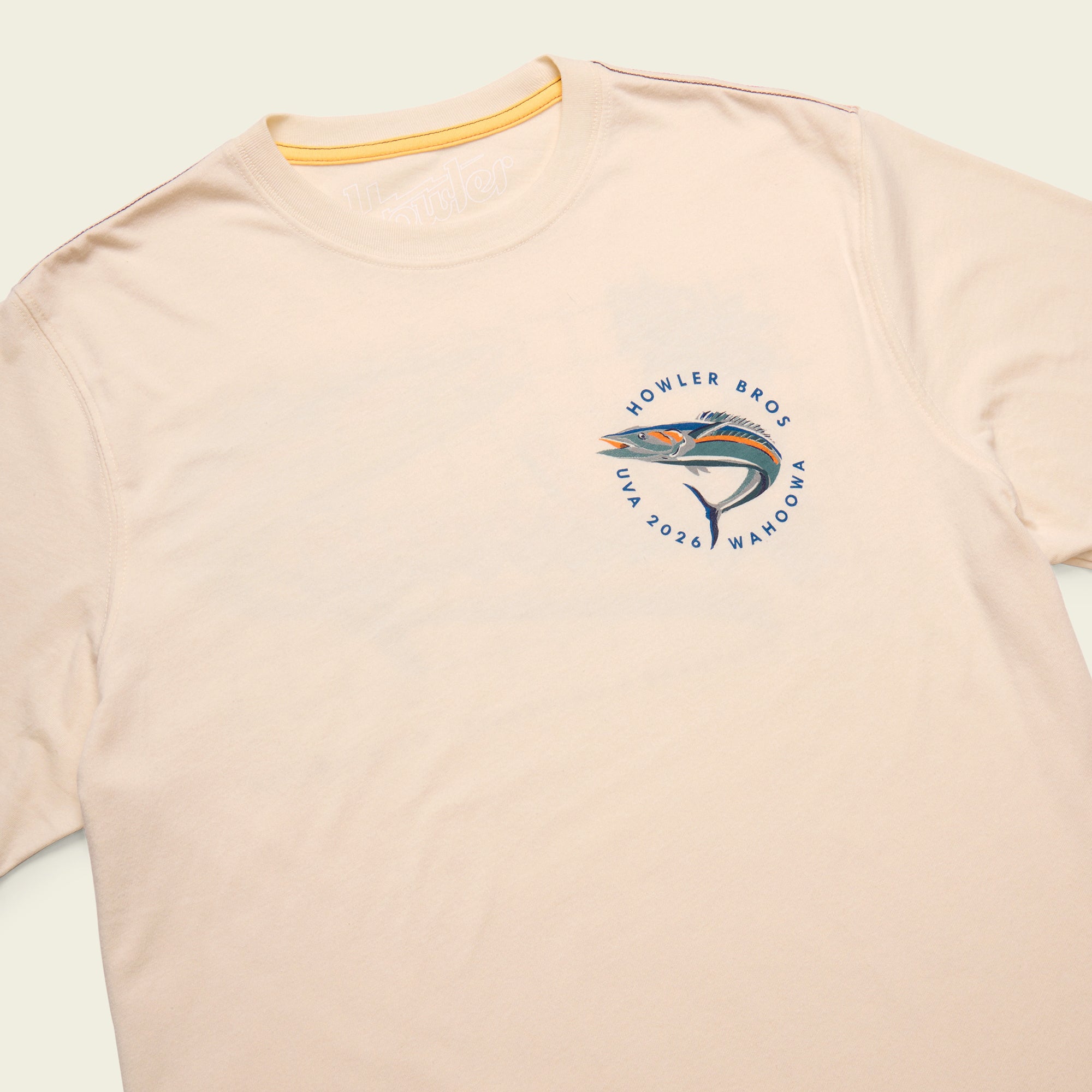 Wahoo Matrix T-Shirt - Wahoo Matrix : Parchment – HOWLER BROTHERS
