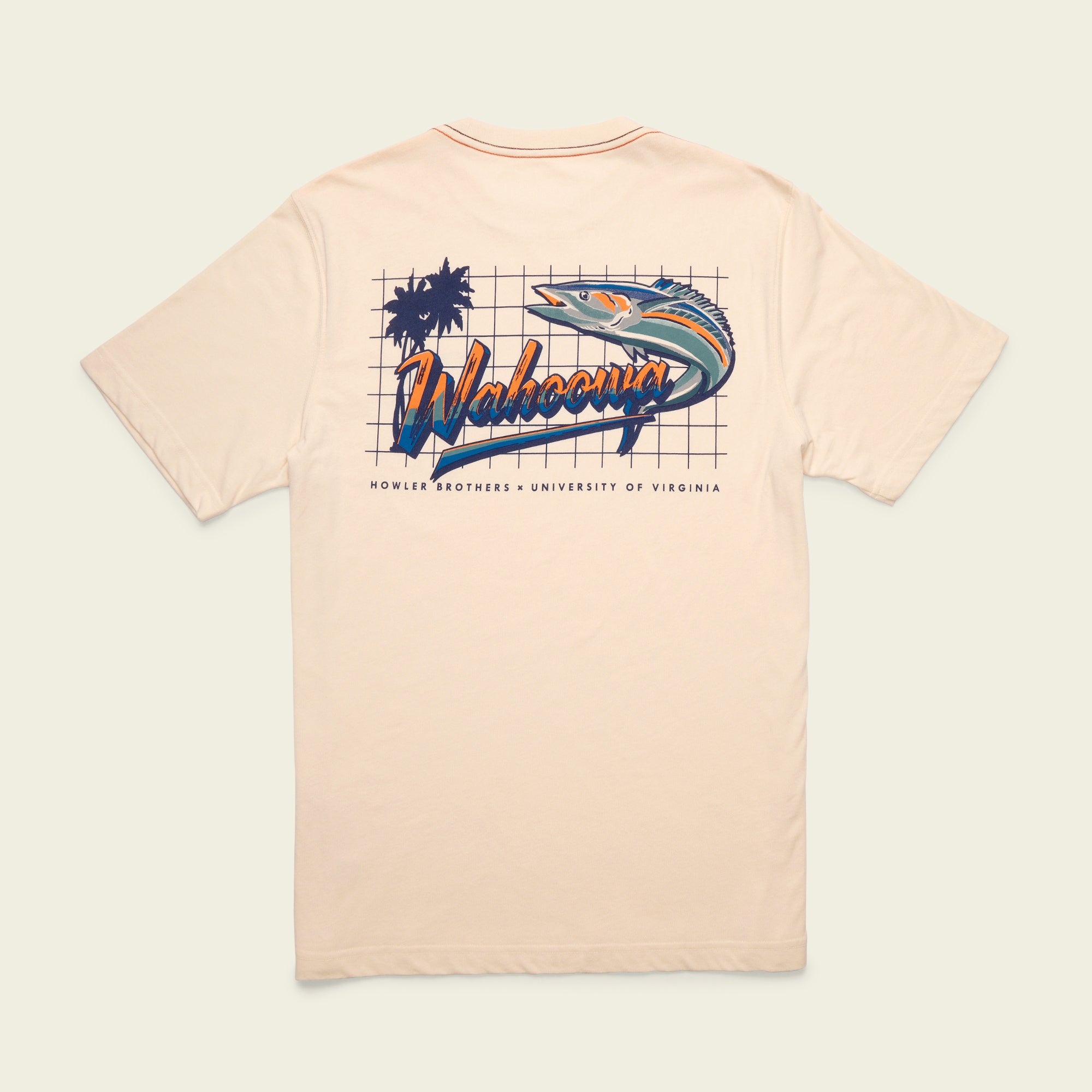 Wahoo Matrix T-Shirt - Wahoo Matrix : Parchment – HOWLER BROTHERS