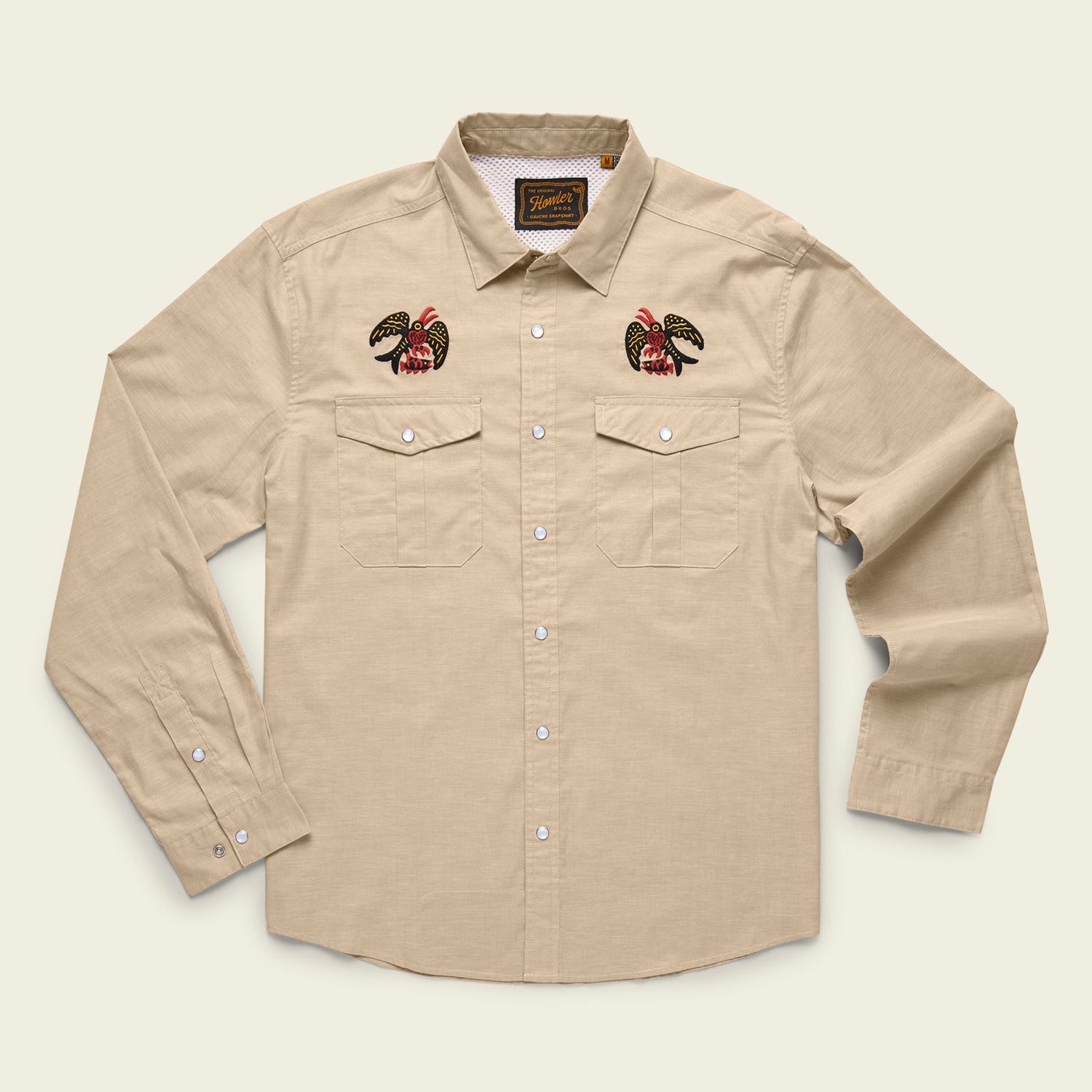 Men's Rare Yeti x Howler Bros. Guacho Fishing Tarpon Pearl Snapshirt Sz  Small S