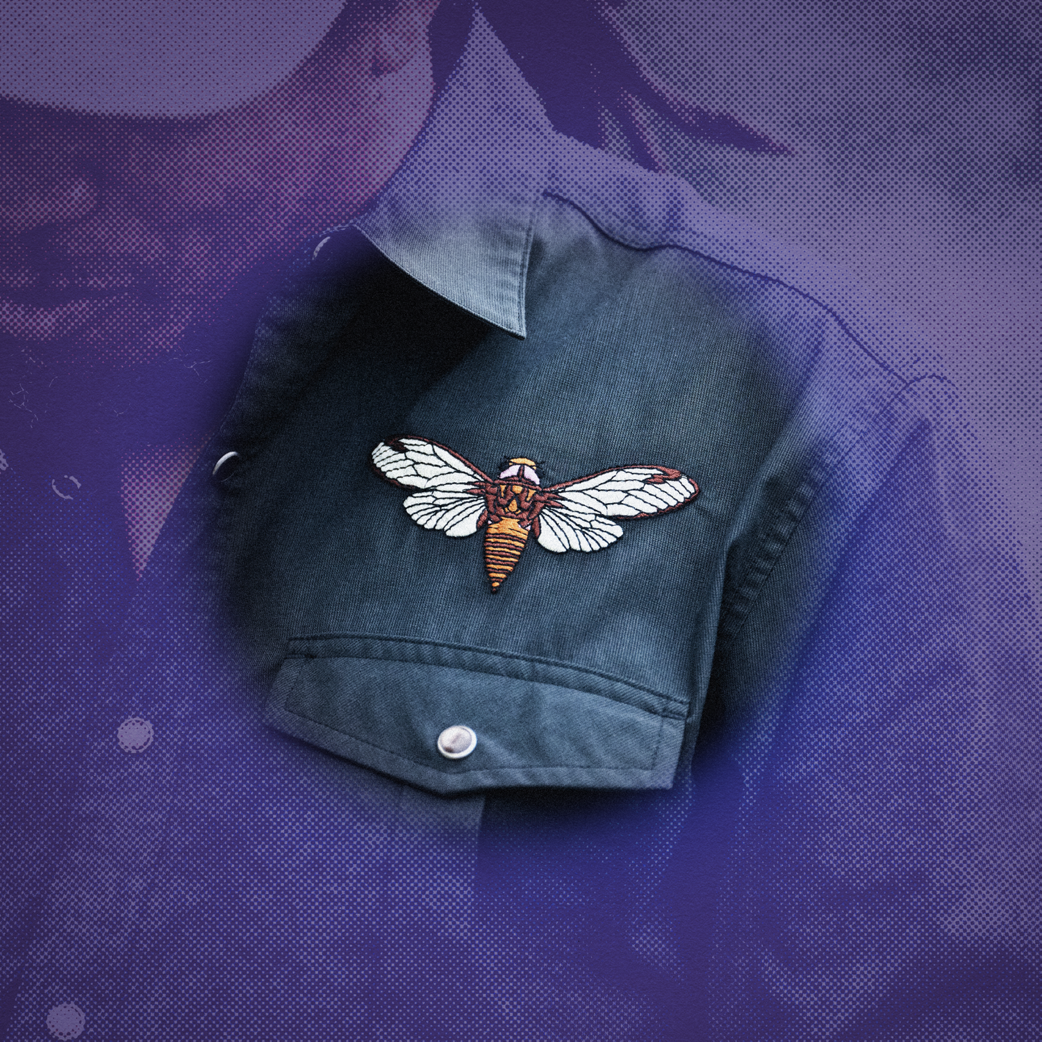 Twilight Flight Gaucho Snapshirt : Cicadas